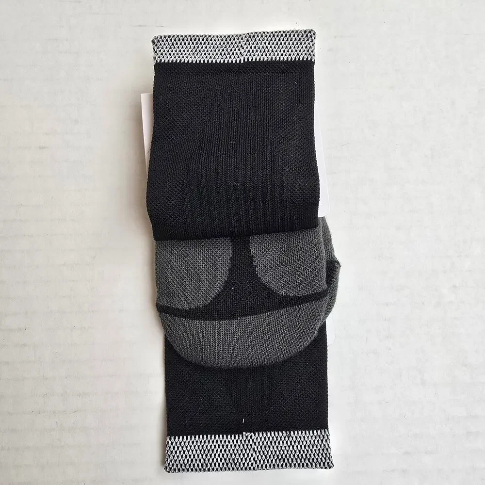 Nike Spark Running Crew Socks Size W7.5-9/M6-7.5 Black Cushioned Dri-Fit